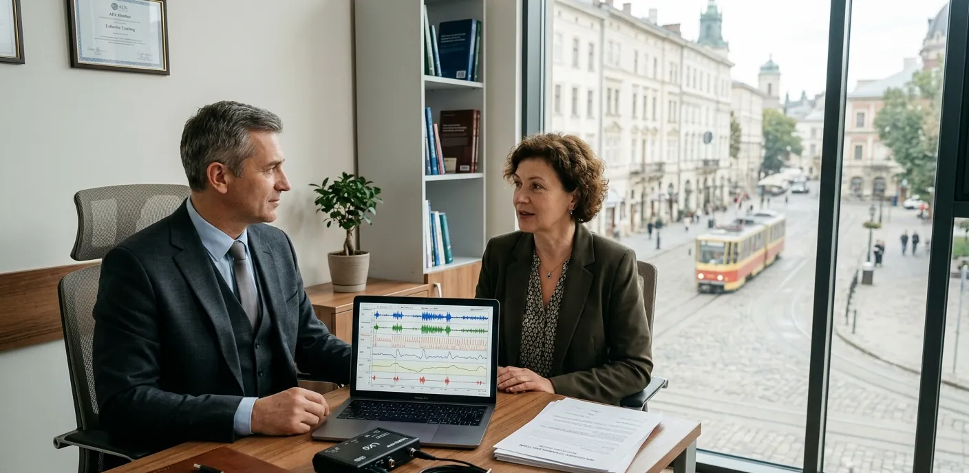 Консультація поліграфолога у Хмельницькому — обговорення процедури з клієнтом