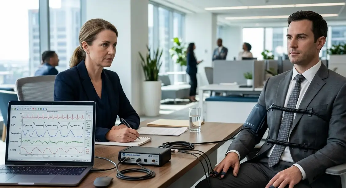 Консультація поліграфолога щодо результатів тесту